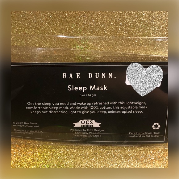 🚩SOLD🚩 Rae Dunn Catnap eye / sleep mask - Picture 2 of 3